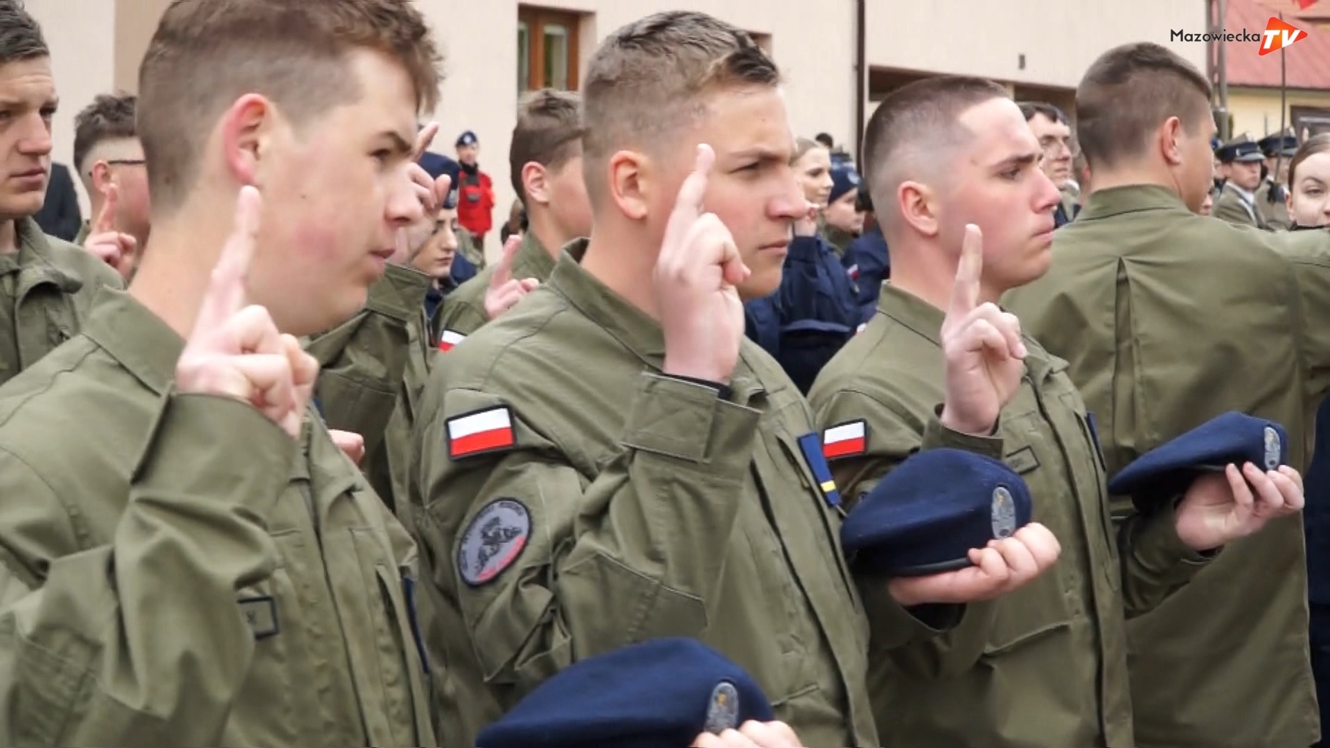 W stronę służby – ślubowanie klas mundurowych Technikum w Nowym Mieście nad Pilicą